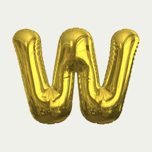 Picture of W Gold Simple